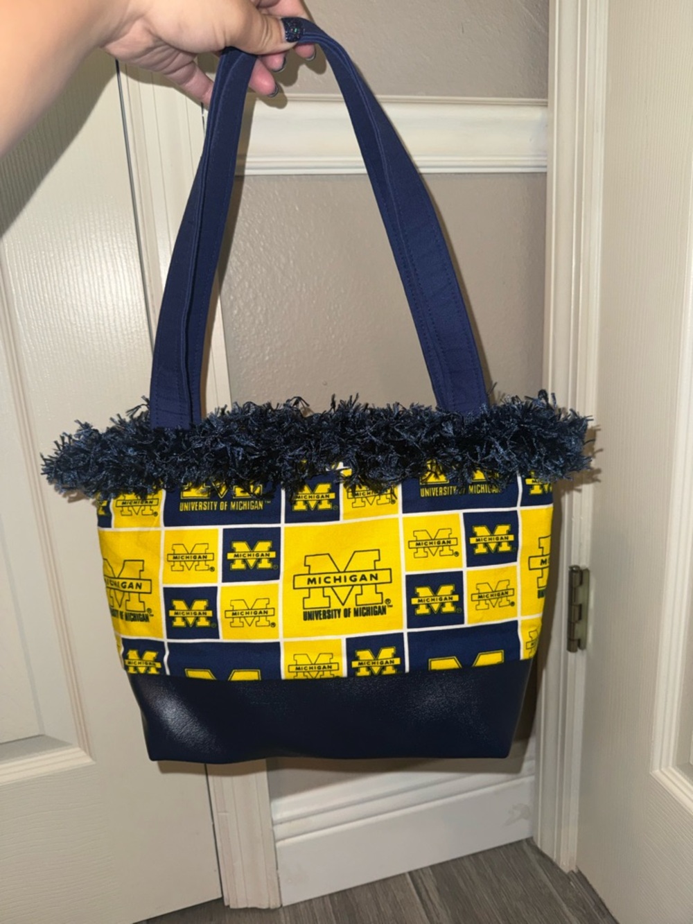 Handmade University of Michigan Purse
